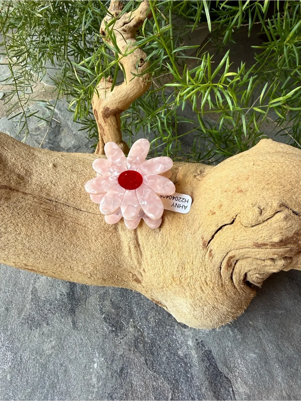 New🌟Anthropologie-Pink Daisy Hair Clip
